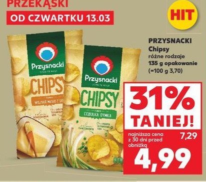 Chipsy o smaku masła z solą Przysnacki promocja