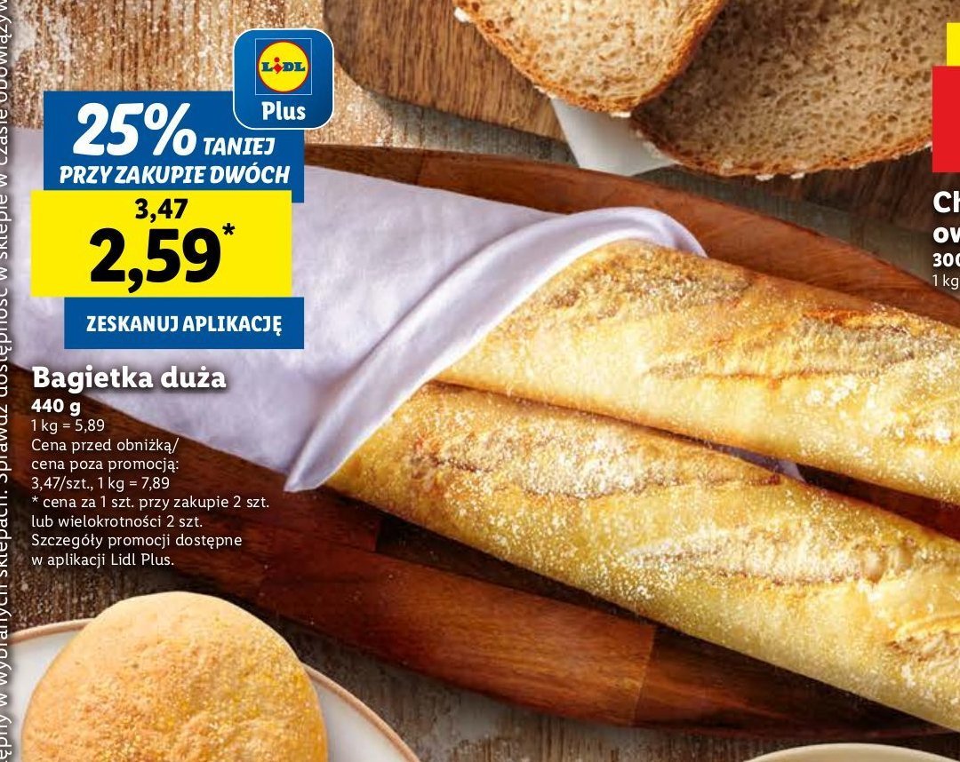 Bagietka duża promocja