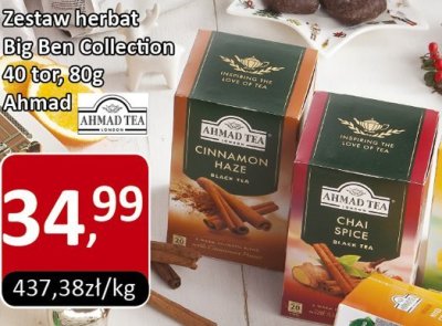 Herbata Big Ben Collection Ahmad 40 tor, 80g promocja w Market Point