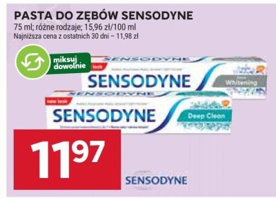 Pasta do zębów Sensodyne promocja w Stokrotka