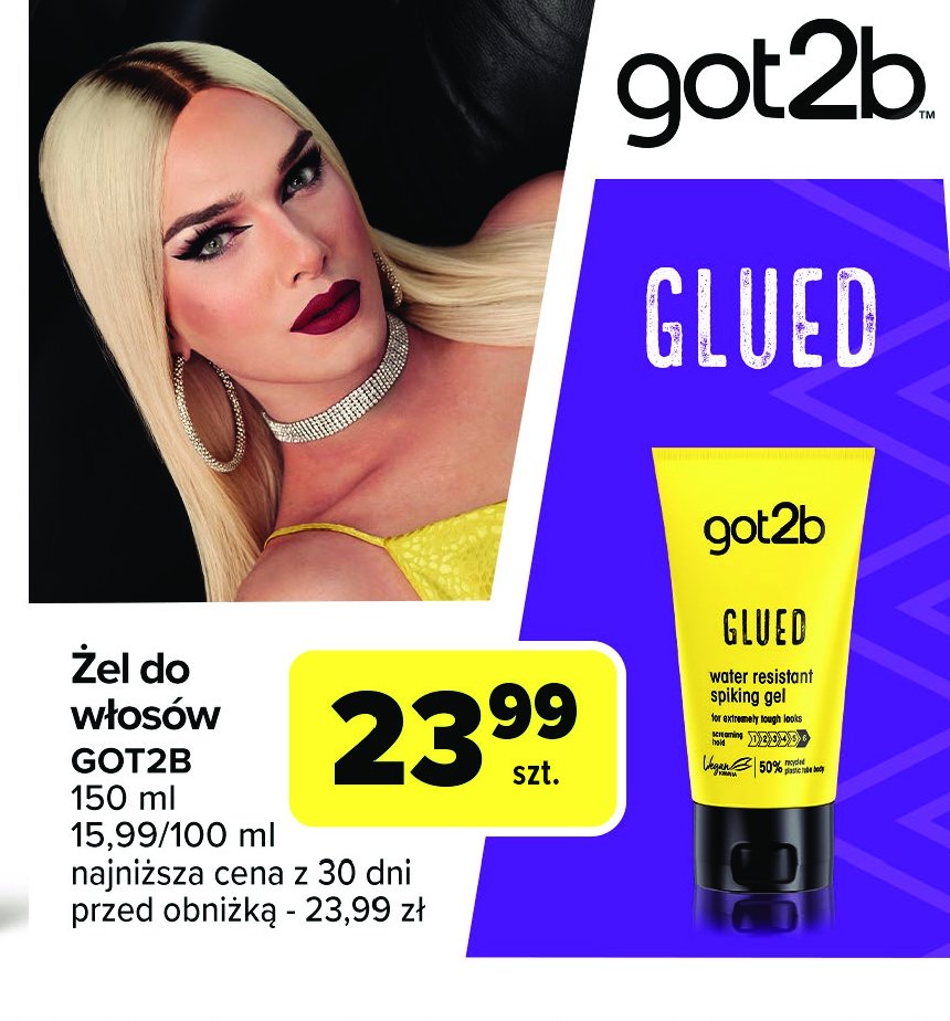 Klej do włosów GOT2B GLUED promocja