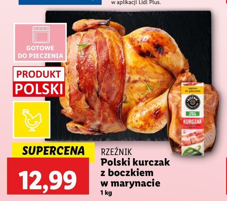 Kurczak z boczkiem w marynacie do pieczenia Rze藕nik codzienna dostawa promocja