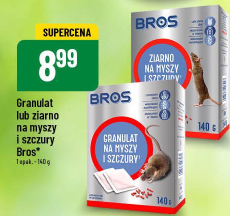 Ziarno na myszy i szczury Bros promocja