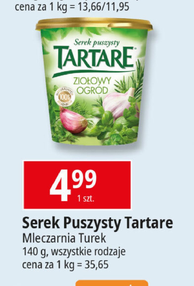 Serek ziołowy ogród Tartare promocja