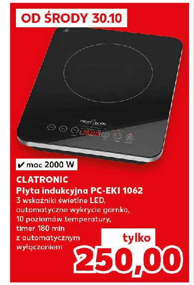 Kuchnia indukcyjna pc-eki 1062 Clatronic promocja