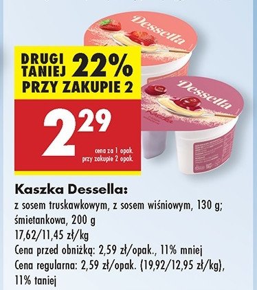 Kaszka śmietankowa Dessella promocja