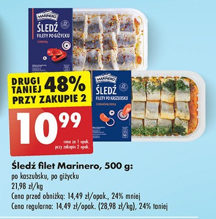 Filety śledziowe po giżycku Marinero promocja