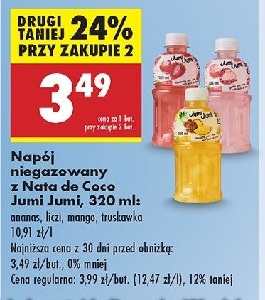 Napój mango Jumi jumi promocja w Biedronka