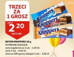 Baton dark Knoppers promocja