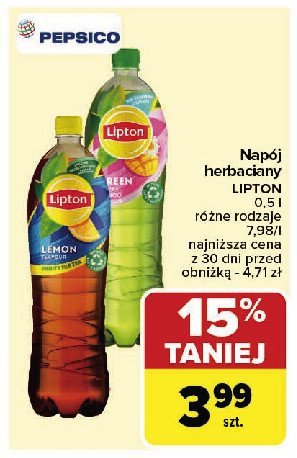 Herbata mrożona mango Lipton ice tea promocja