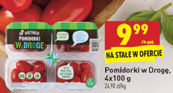 Pomidorki w drogę Biedronka warzywniak promocja