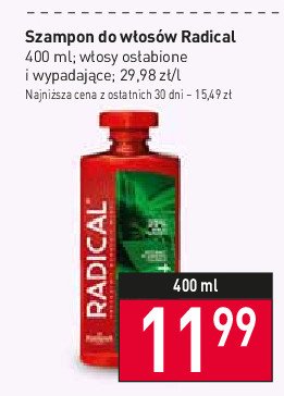 Płukanka wzmacniająca do włosów osłabionych i wypadających FARMONA RADICAL promocja