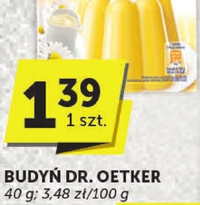 Budyń Dr. Oetker promocja w Groszek