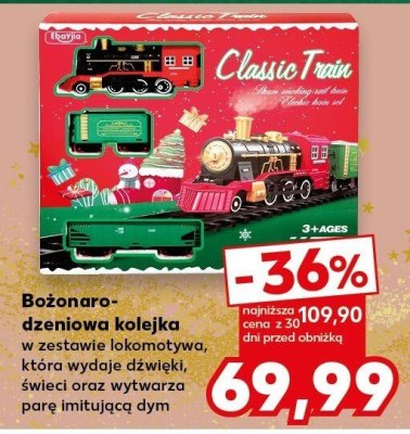 Bożonarodzeniowa kolejka  promocja w Kaufland