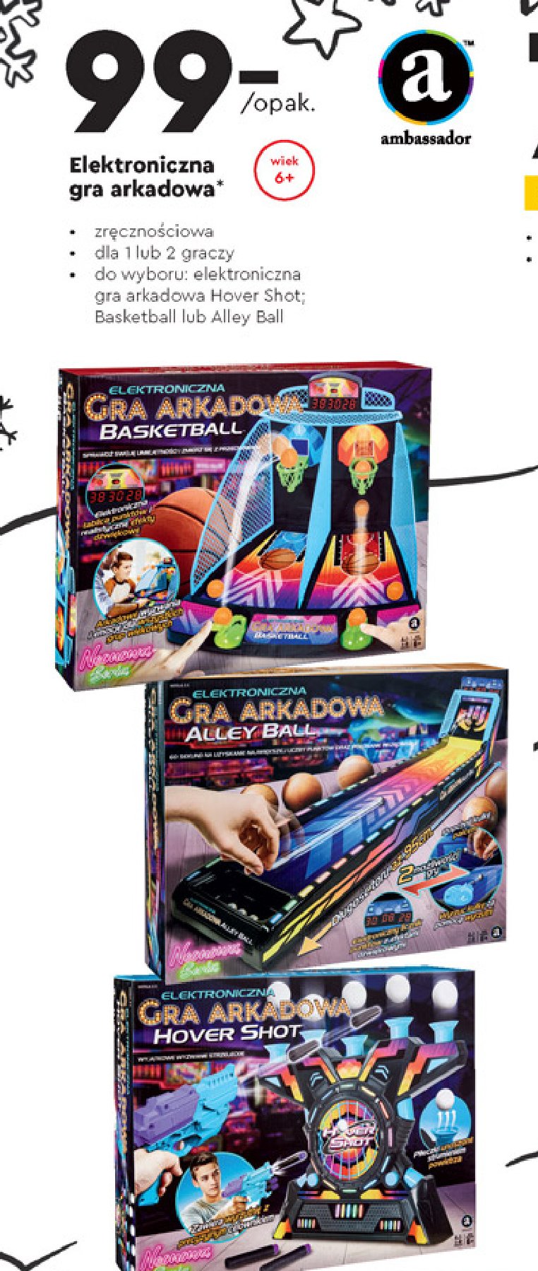 Gra arkadowa basketball promocja