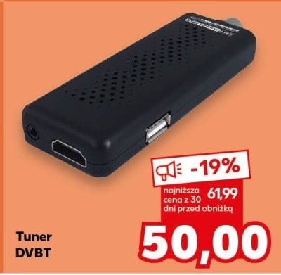 Tuner DVB-T promocja w Kaufland