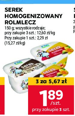 Serek czekoladowy Rolmlecz promocja w Stokrotka