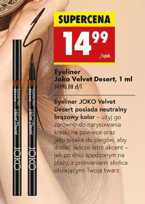 Eyeliner velvet desert Joko Joko make-up promocja