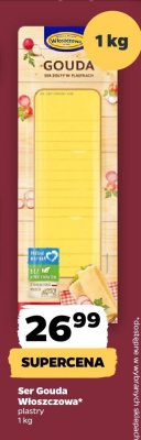 Ser Gouda plastry 1 kg promocja w Netto