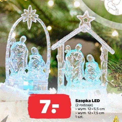 Szopka LED, 2 rodzaje promocja w Netto