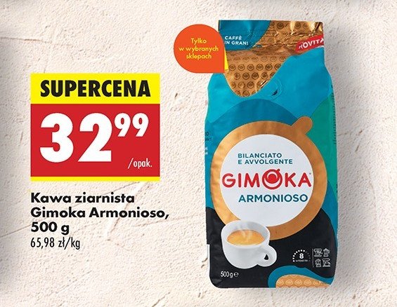 Kawa Gimoka armonioso promocja w Biedronka