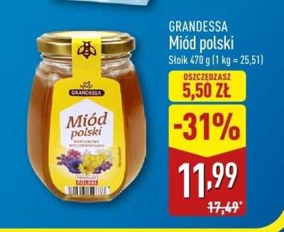Miód polski  promocja w Aldi