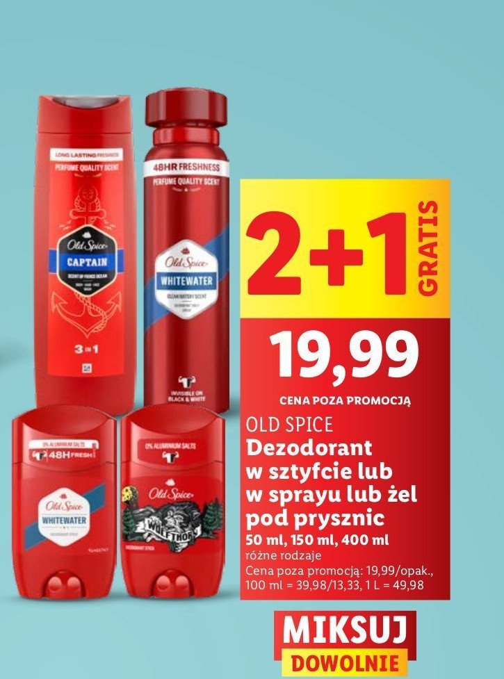 Dezodorant Old spice wolfthorn promocja