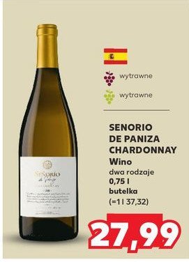 Wino Senorio de paniza chardonnay promocja