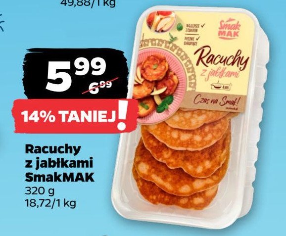 Racuchy z jabłkami Smak mak promocja