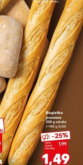 Bagietka pszenna promocja