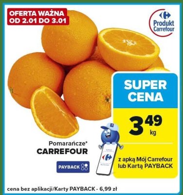 Pomarańcze Carrefour promocja w Carrefour Express