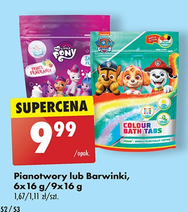 Barwniki do kąpieli my little pony promocja