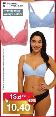 Biustonosz, Rozm. 75B-85C promocja w Woolworth