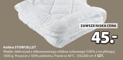Kołdra STORFJELLET promocja w Jysk