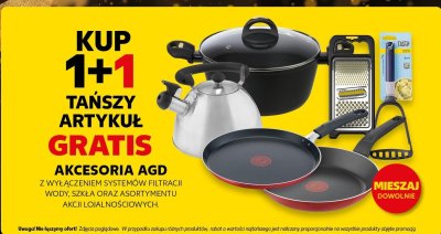 Akcesoria AGD 1+1 gratis Kaufland promocja w Kaufland