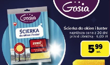 Ścierka do okien i luster Gosia promocja w Carrefour