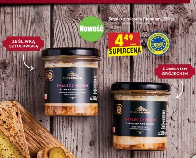 Smalec z mięsem ze śliwką Biedronka promocja