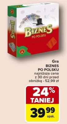 Gra BIZNES PO POLSKU promocja w Carrefour