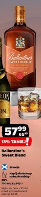 Napój alkoholowy Ballantine's Sweet Blend promocja w Netto