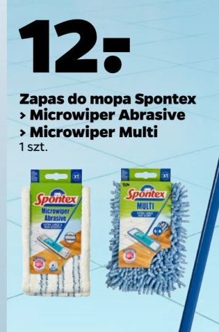 Zapas do mopa microwiper abrasive Spontex promocja