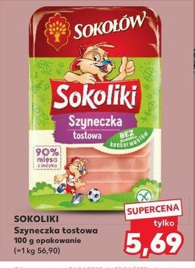 Szyneczka tostowa z indyka Sokołów sokoliki promocja w Kaufland