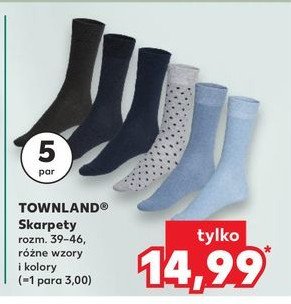 Skarpetki męskie 39-46 Townland promocja w Kaufland