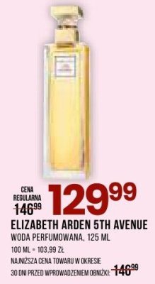 Perfumy ELIZABETH ARDEN 5TH AVENUE woda perfumowana promocja w Drogerie Natura