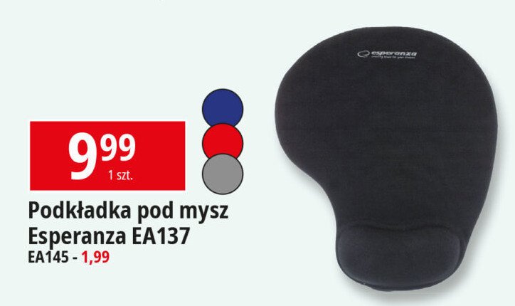 Podkładka pod mysz żelowa ea137b Esperanza promocja