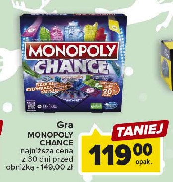 Monopoly chance Hasbro promocja