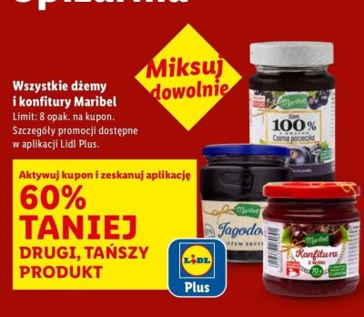 Konfitura wszystkie rodzaje promocja w Lidl