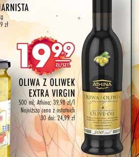Oliwa z oliwek extra virgin grecka Athina promocja
