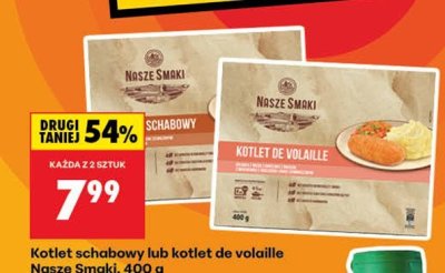 Kotlet schabowy 400 g promocja w Biedronka