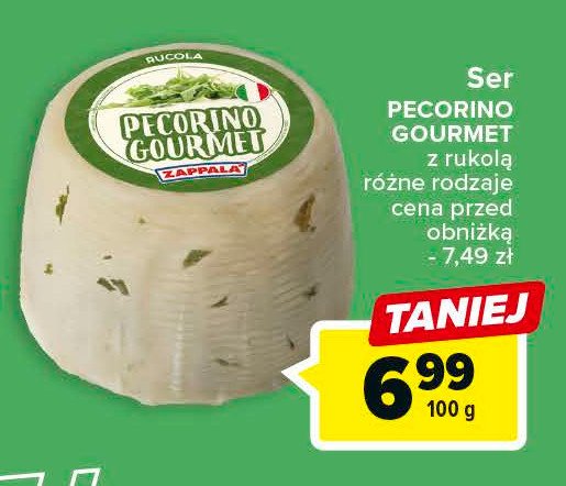 Ser pecorino rucola ZAPPALA promocja