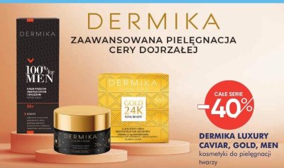 Kosmetyki DERMIKA LUXURY CAVIAR, GOLD, MEN kosmetyki do pielęgnacji twarzy promocja w Super-Pharm